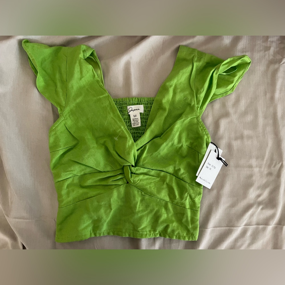 Green blouse